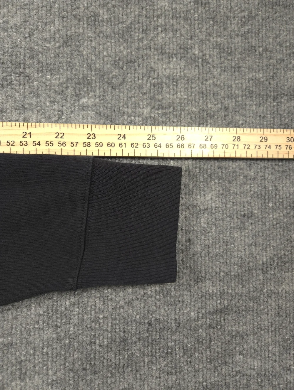 J.Crew Re-Imagined 100% Cotton QuarterZip Pullover Sweatshirt Black Men's Medium